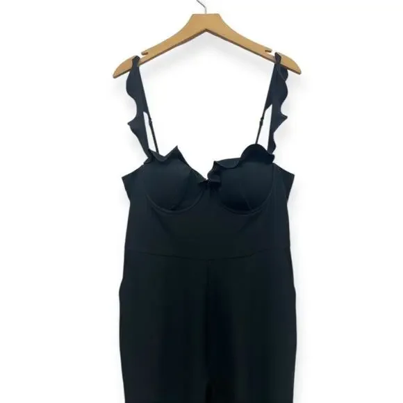NBD x Naven Serena Ruffled Strap Sleeveless Jumpsuit in Black size Large - Picture 4 of 9